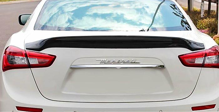 Custom Maserati Ghibli  Sedan Trunk Wing (2014 - 2023) - $390.00 (Part #MR-006-TW)